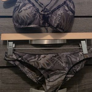 RVCA gray bikini set